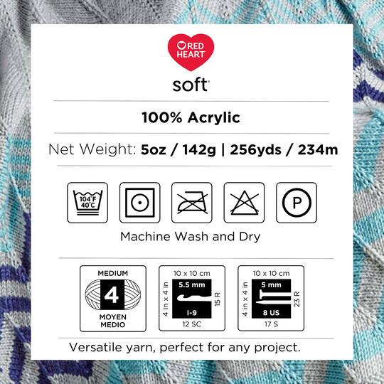 3 Pack Red Heart® Soft™ Solids Yarn